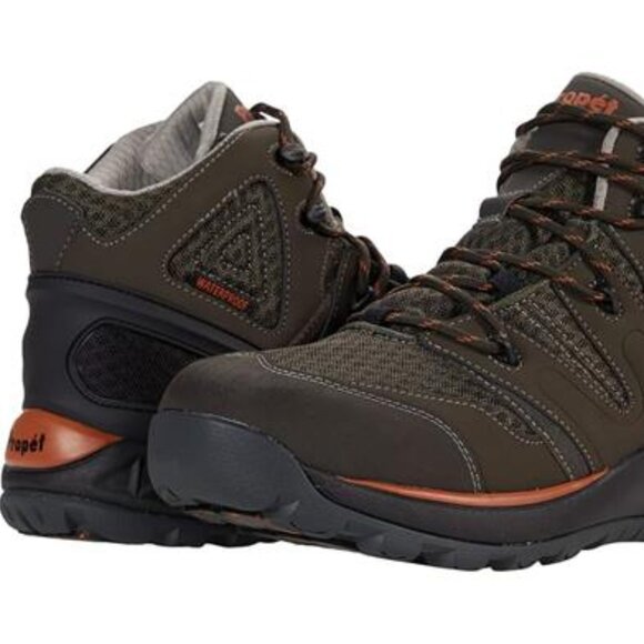 Propet Veymont Lace Up Boots Gunsmoke Orange Size 11 EEE - Picture 1 of 8